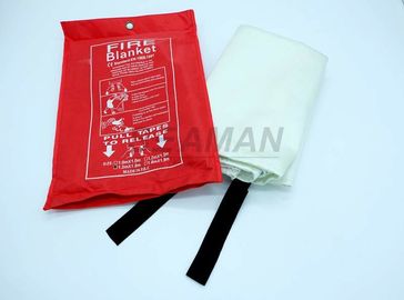 Rote Taschen-Marinefeuerbekämpfungs-Ausrüstungs-Faser-Glas-Feuer-Decke PVCs EN1869
