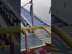 CCS-Aluminiumkai-Leiter mit Handschienen u. -sockel für Dock, Hafen